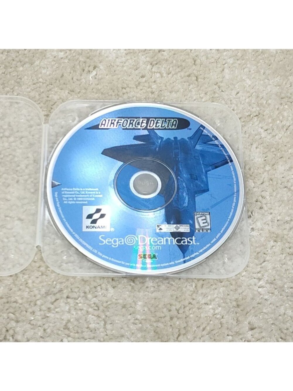 Sega Dreamcast Airforce Delta Konami Combat Flight Sim T-9501N Standard Tested